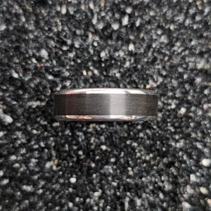 The Crown Ring (Ebony Wood & Continuum Silver Band)