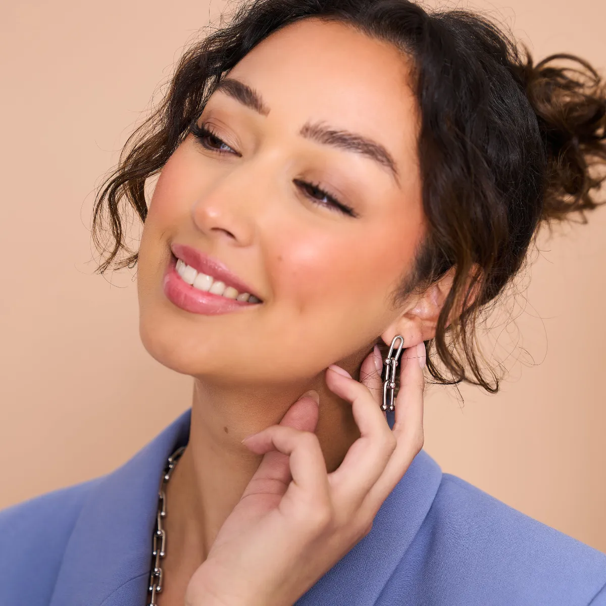 The Juno | Pellet Chain Earrings