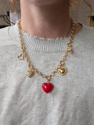the red hot curated necklace