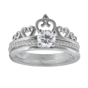 Three Ring Crown Set in Sterling Silver