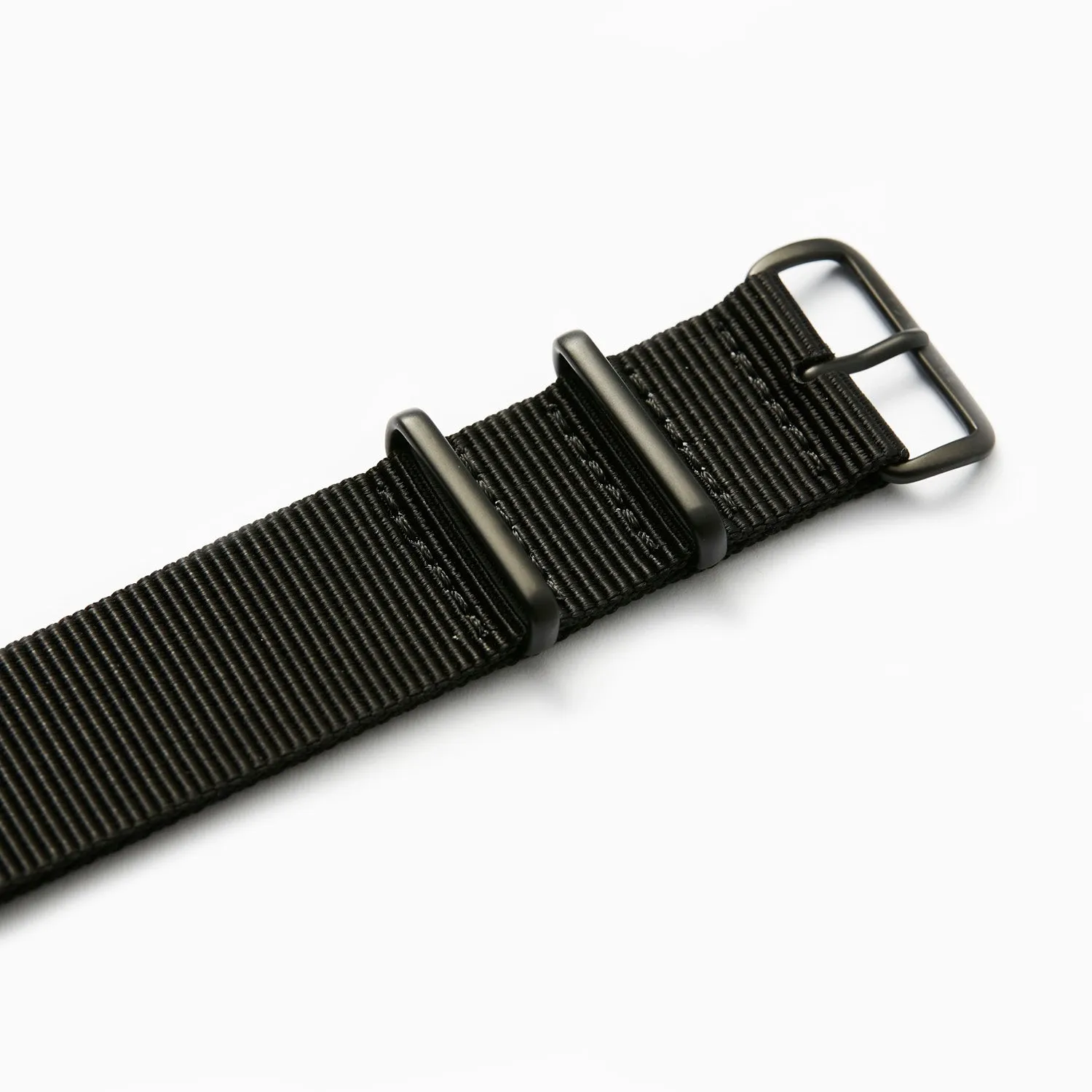 Time Tide Nylon Watch Strap 'MIDNIGHT DARK'