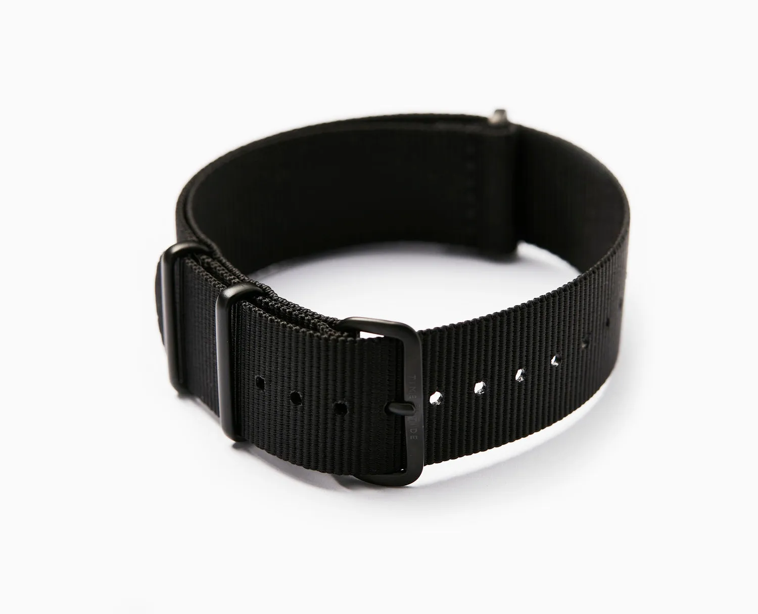 Time Tide Nylon Watch Strap 'MIDNIGHT DARK'