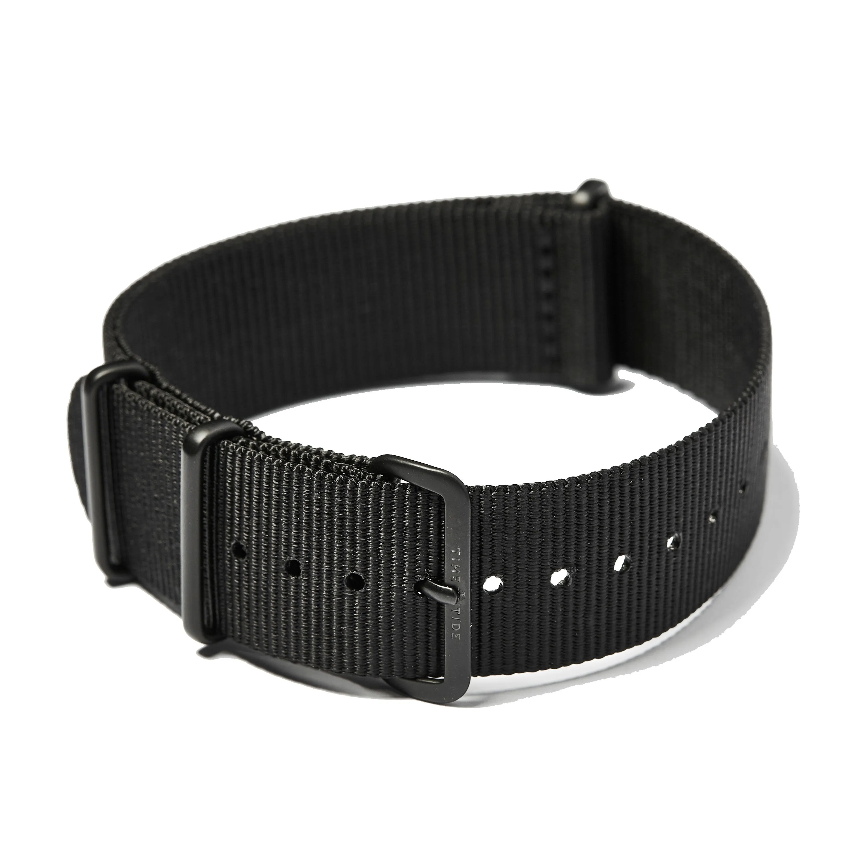 Time Tide Nylon Watch Strap 'MIDNIGHT DARK'