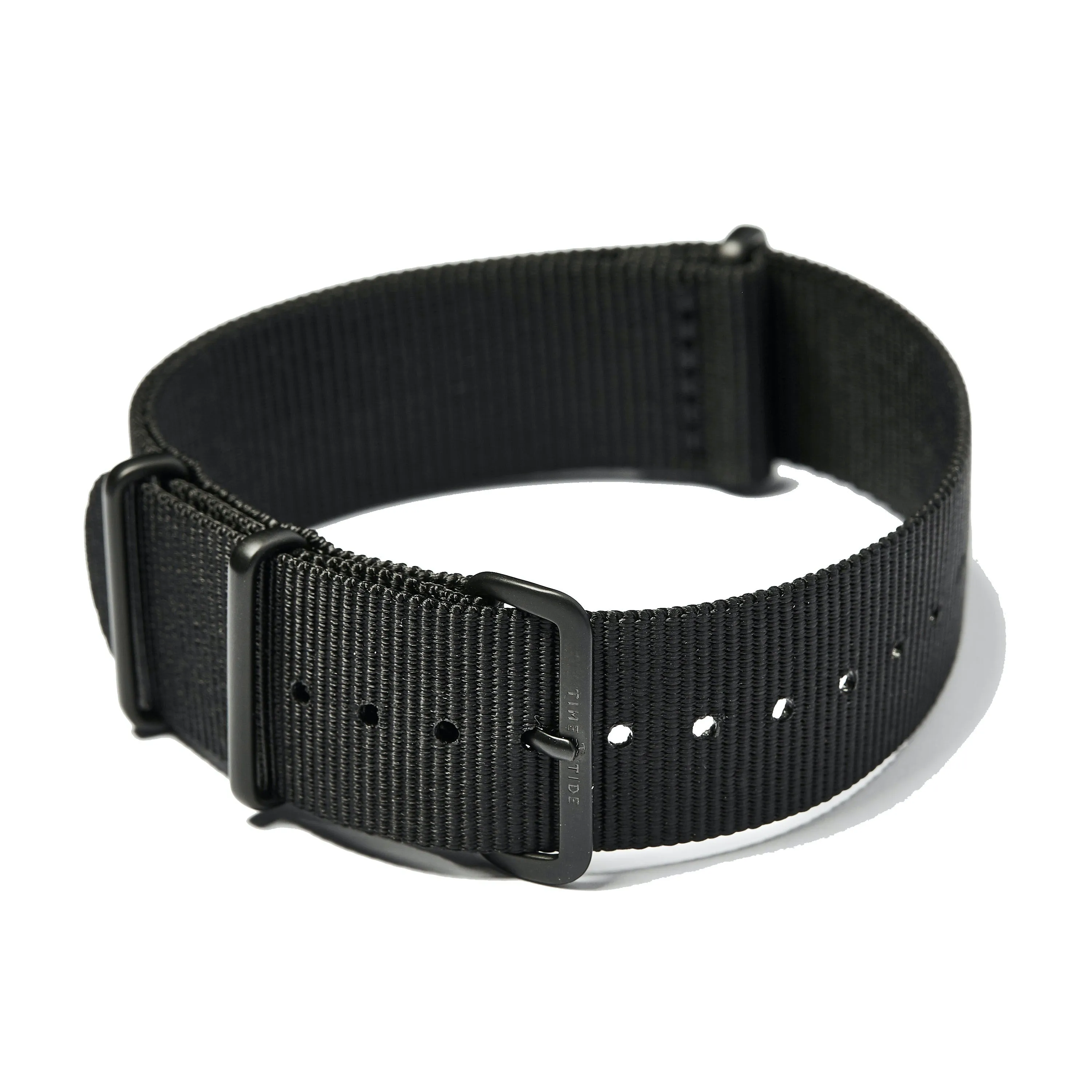 Time Tide Nylon Watch Strap 'MIDNIGHT DARK'