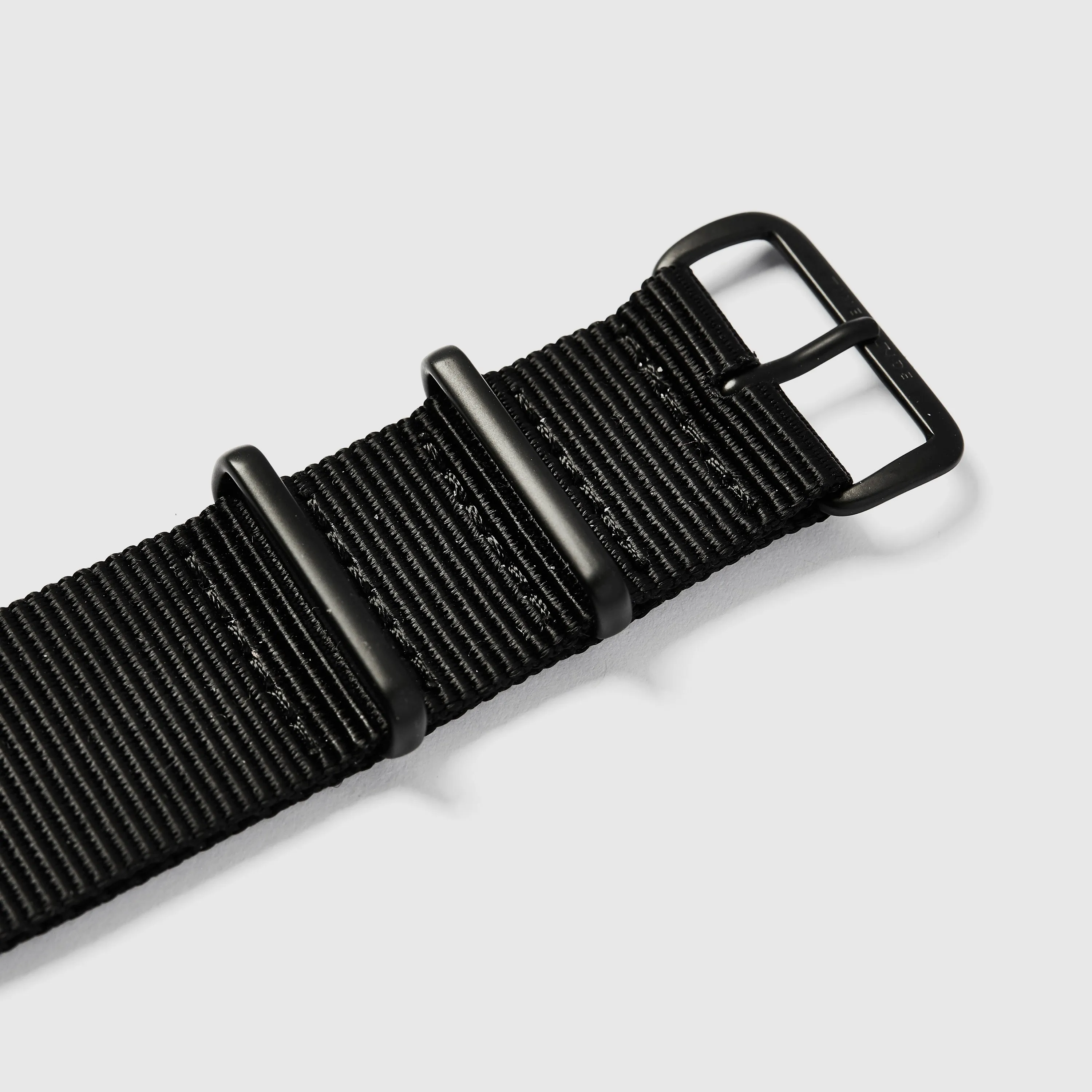 Time Tide Nylon Watch Strap 'MIDNIGHT DARK'