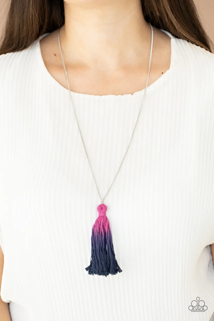 Totally Tasseled Multi Paparazzi Necklace