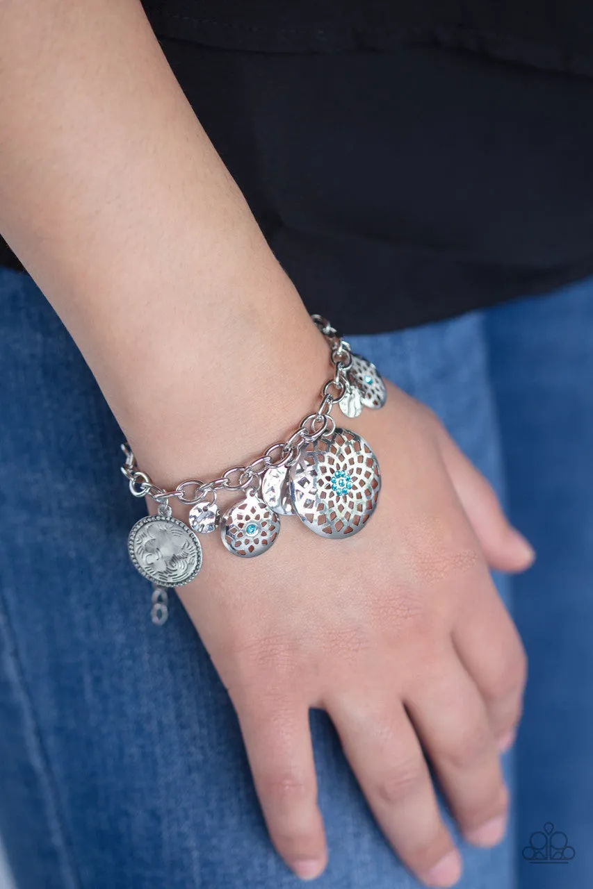 Trinket Tranquility Blue Paparazzi Bracelet