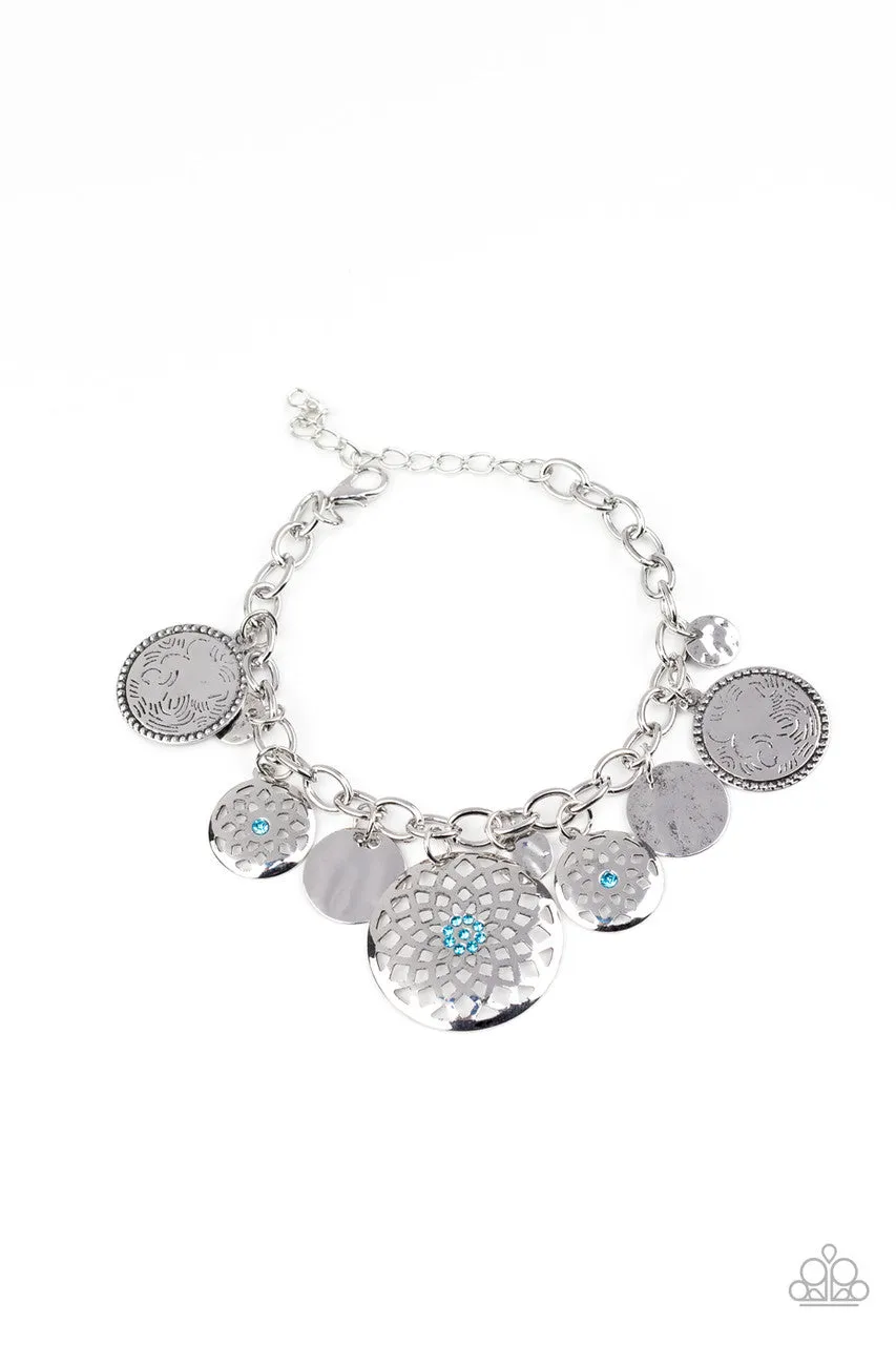 Trinket Tranquility Blue Paparazzi Bracelet