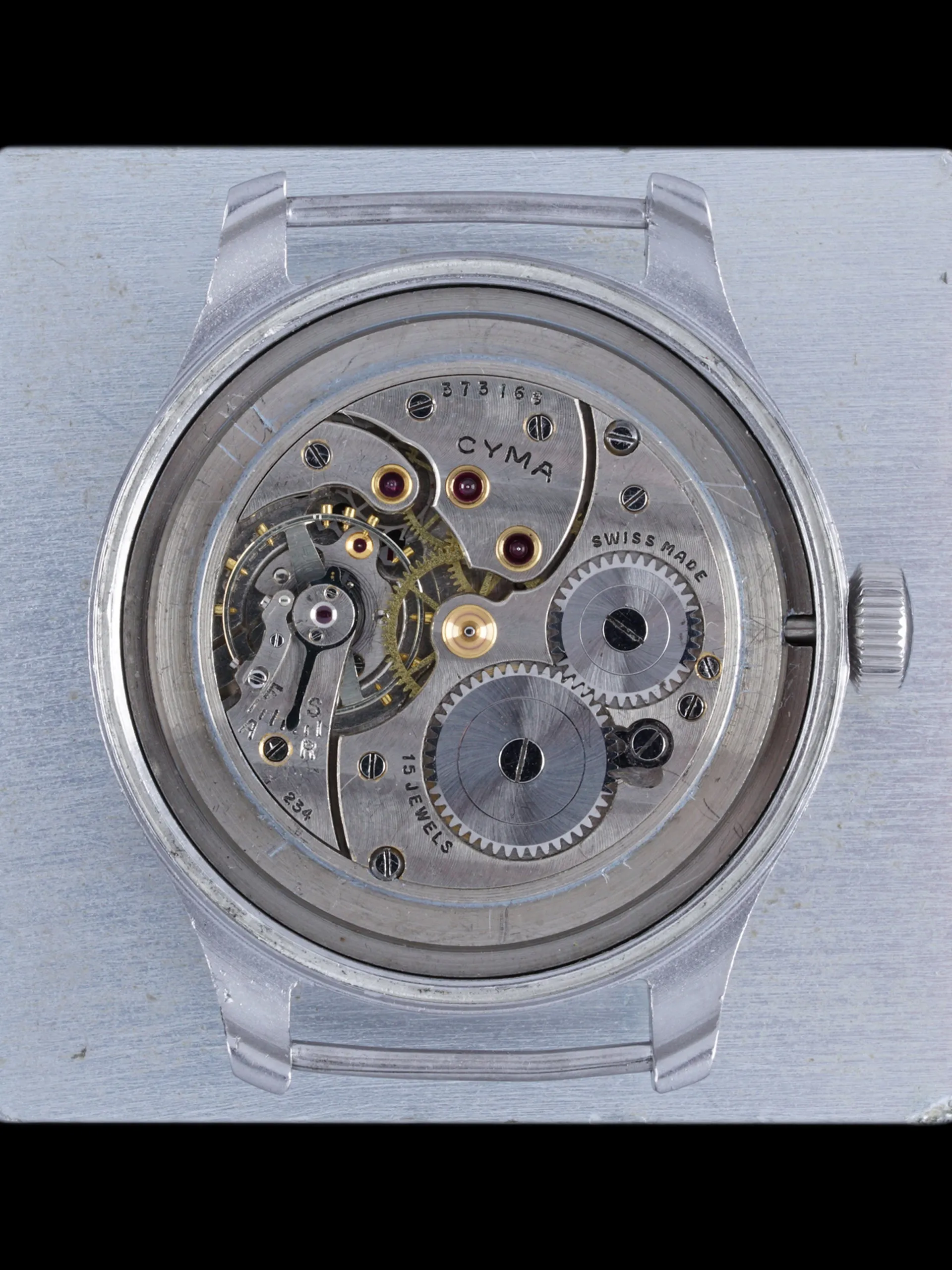 Tropical 1940s Cyma Military Watch "Dirty Dozen"