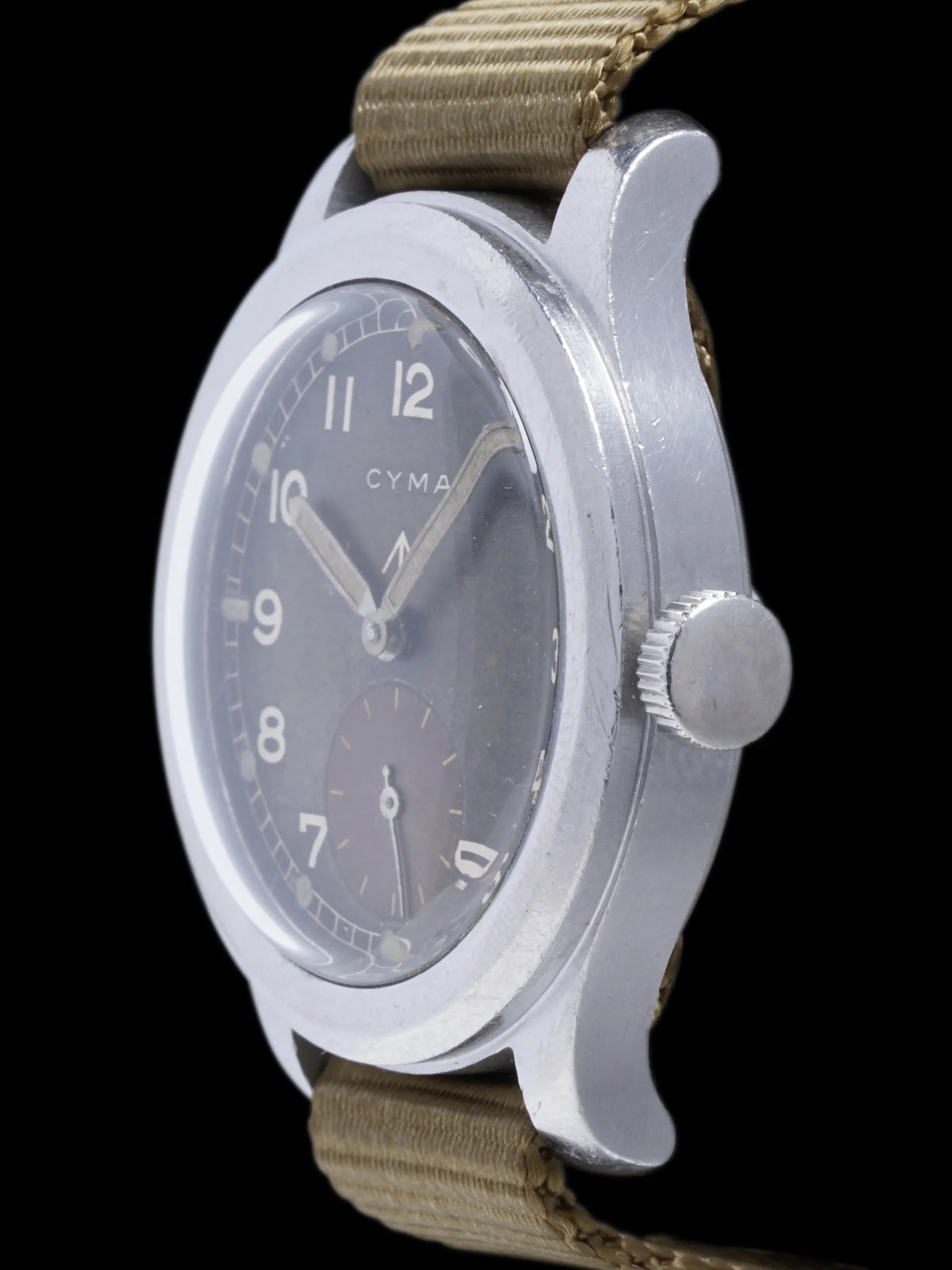 Tropical 1940s Cyma Military Watch "Dirty Dozen"