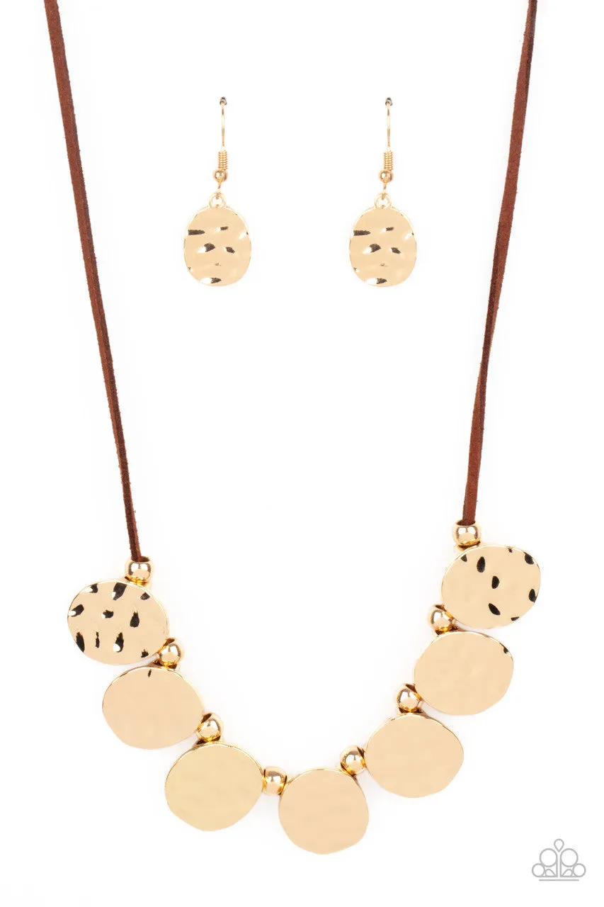 Turn Me Loose Brown Paparazzi Necklace