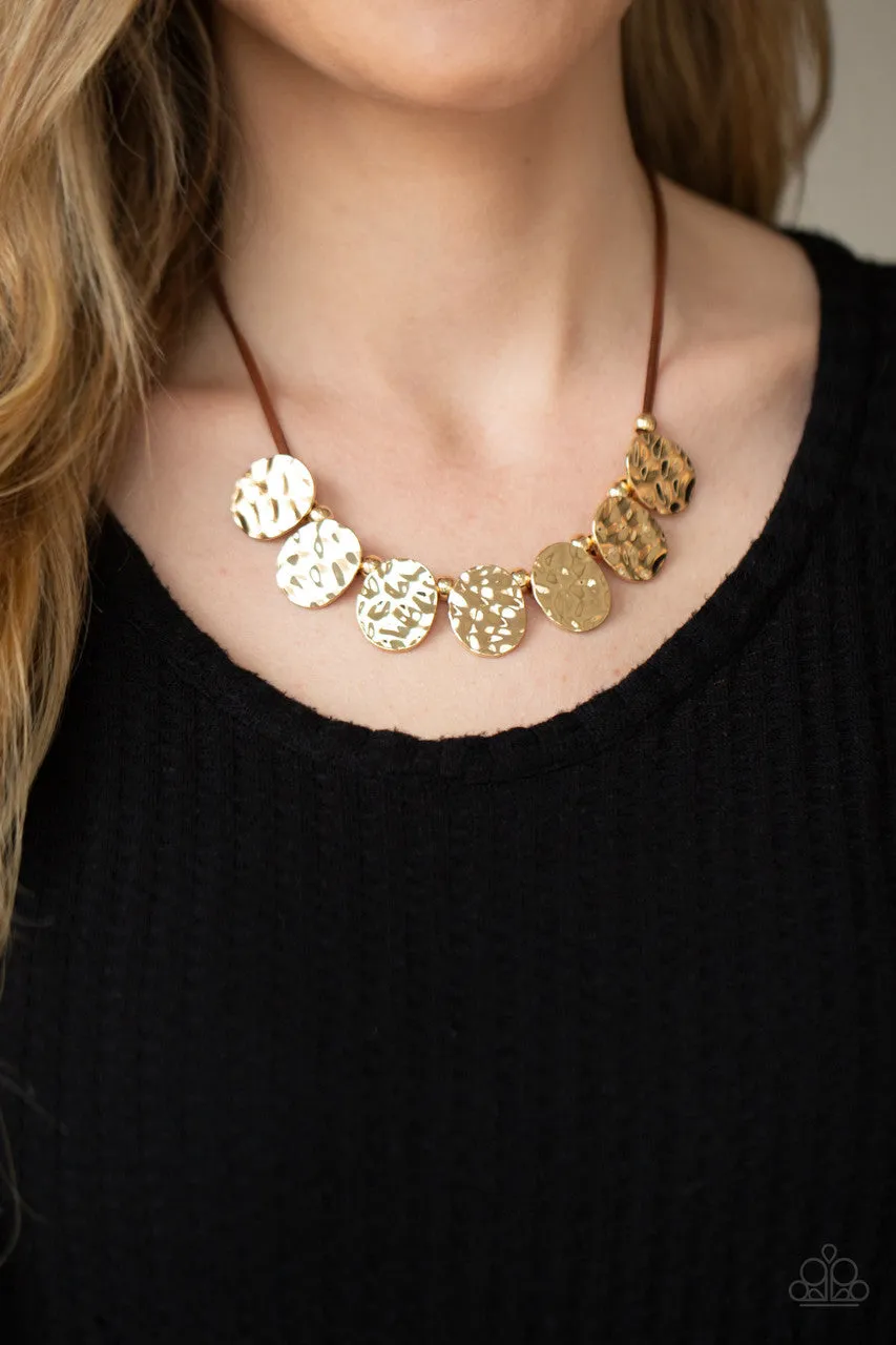 Turn Me Loose Brown Paparazzi Necklace