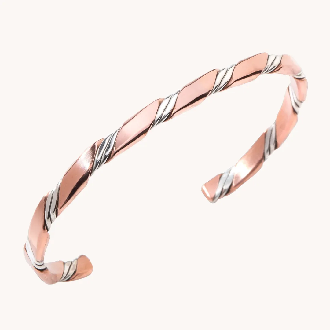 Two-Tone Twist Bracelet