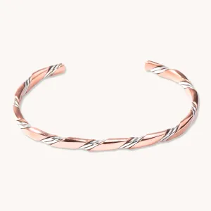 Two-Tone Twist Bracelet