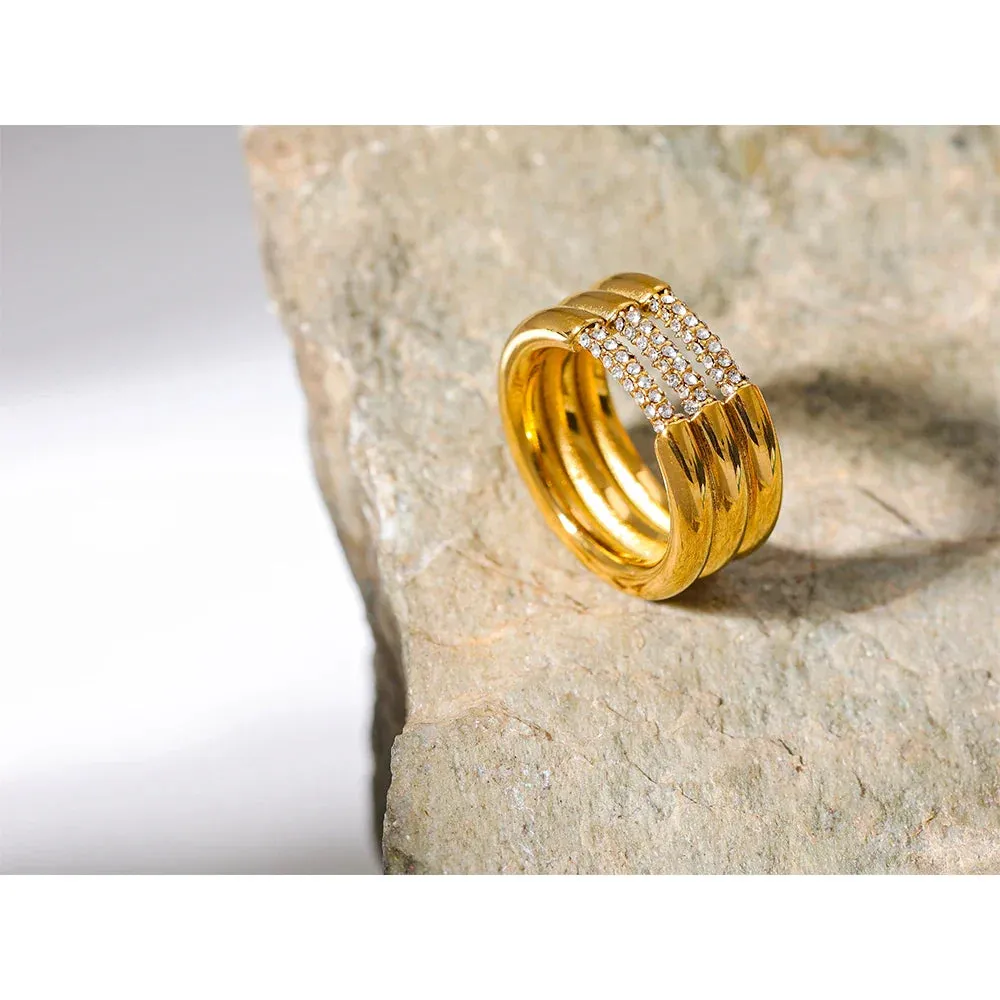Unique Layered Ring