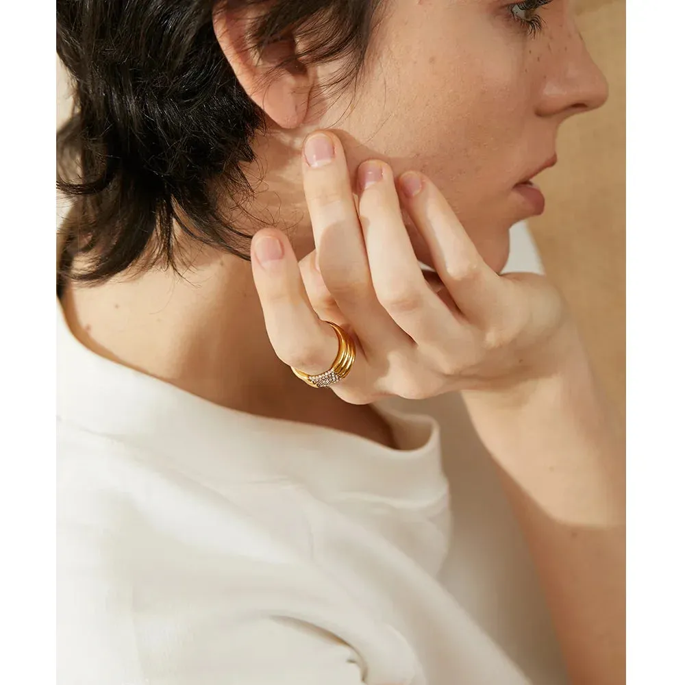 Unique Layered Ring