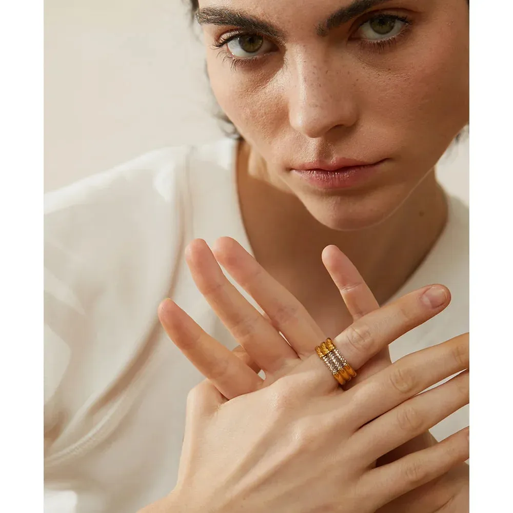 Unique Layered Ring