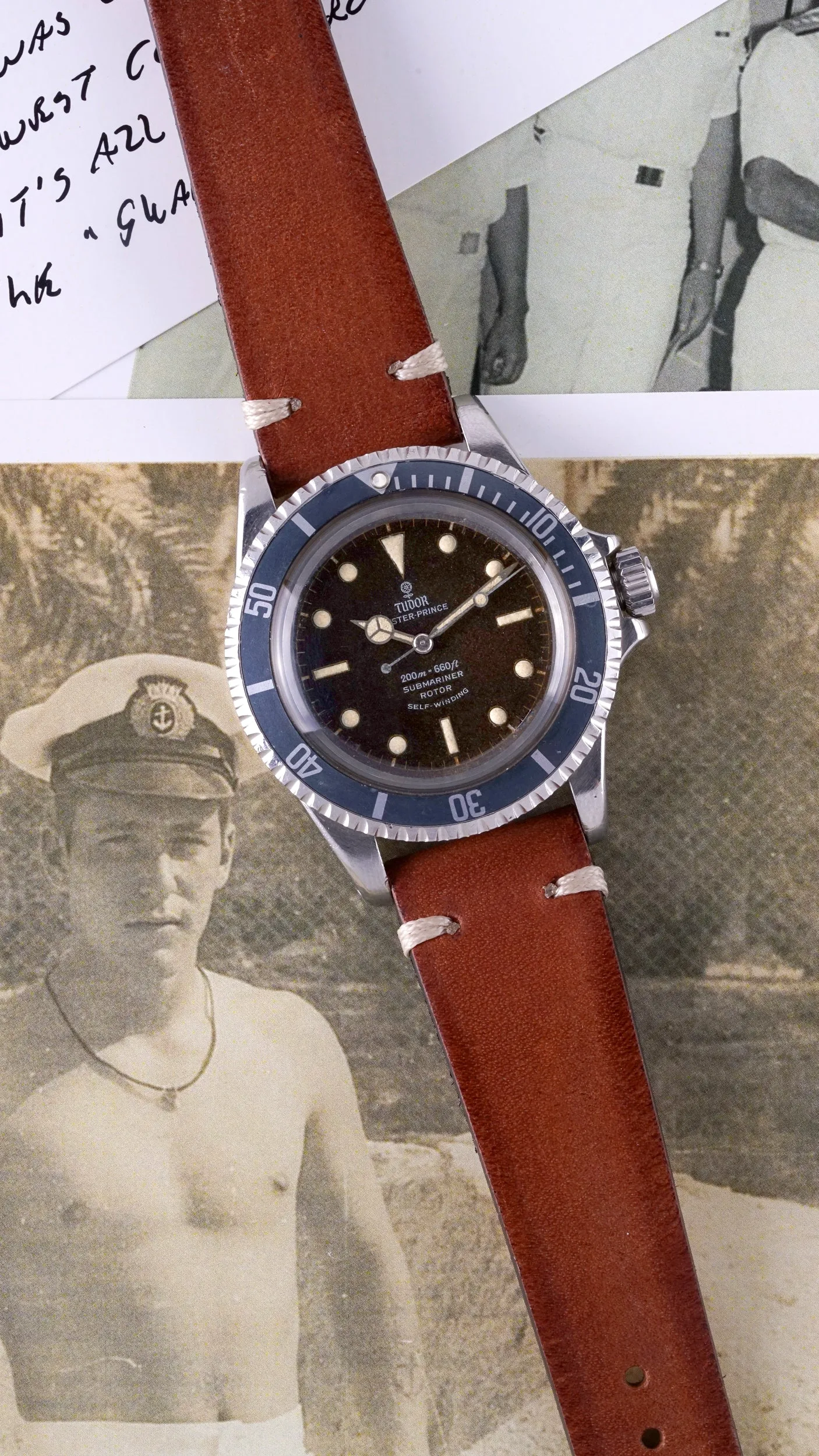 U.S.N. 1964 Tudor Submariner (Ref. 7928) "Tropical Dial" W/ Military Provenance