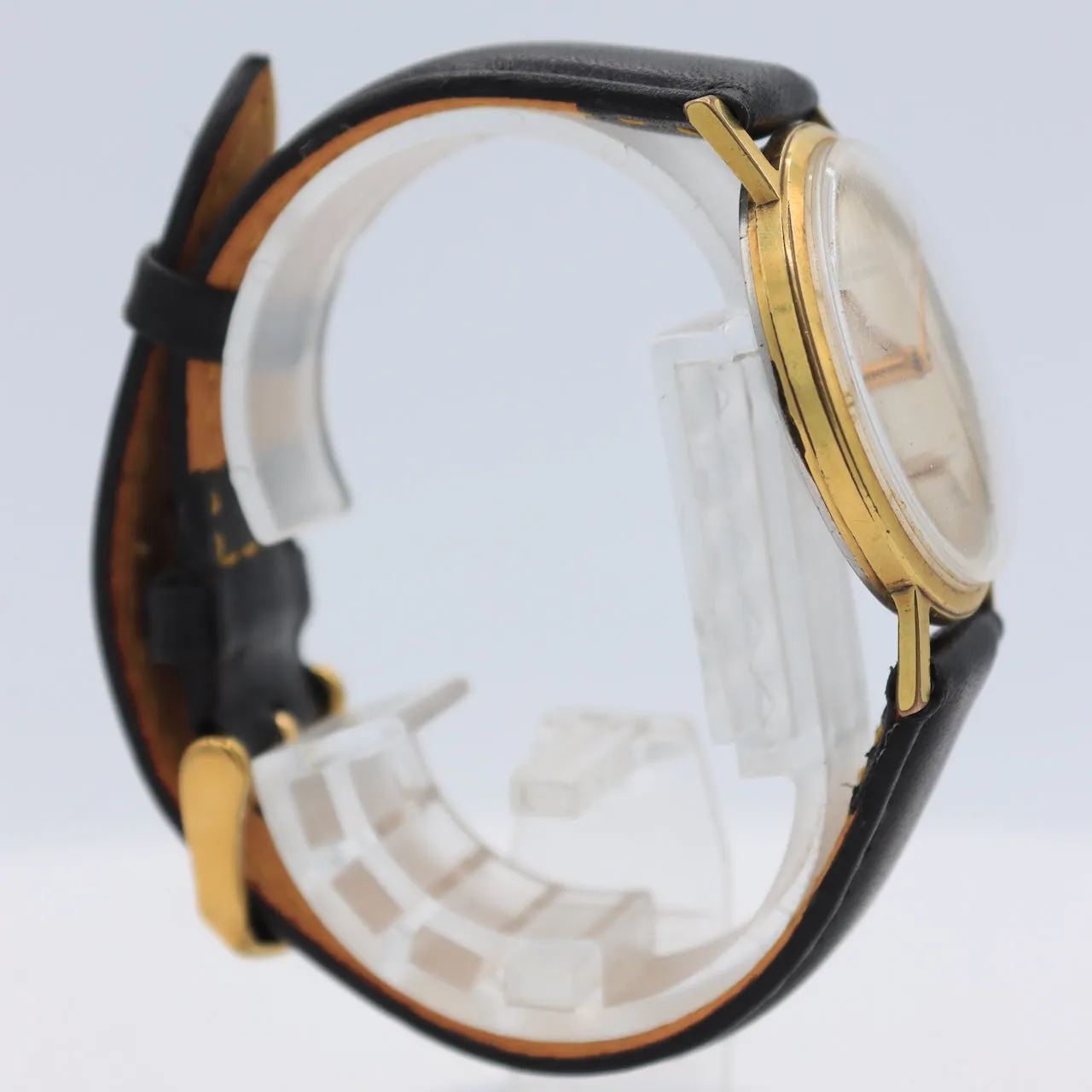 Vintage Gruen Precision James Bond Men's Mechanical Wristwatch 510 Gold Tone