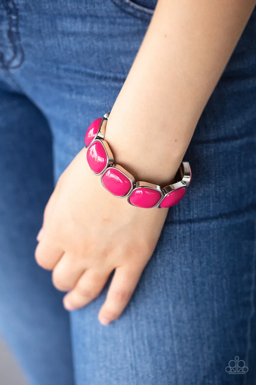 Vivacious Volume Pink Paparazzi Bracelet