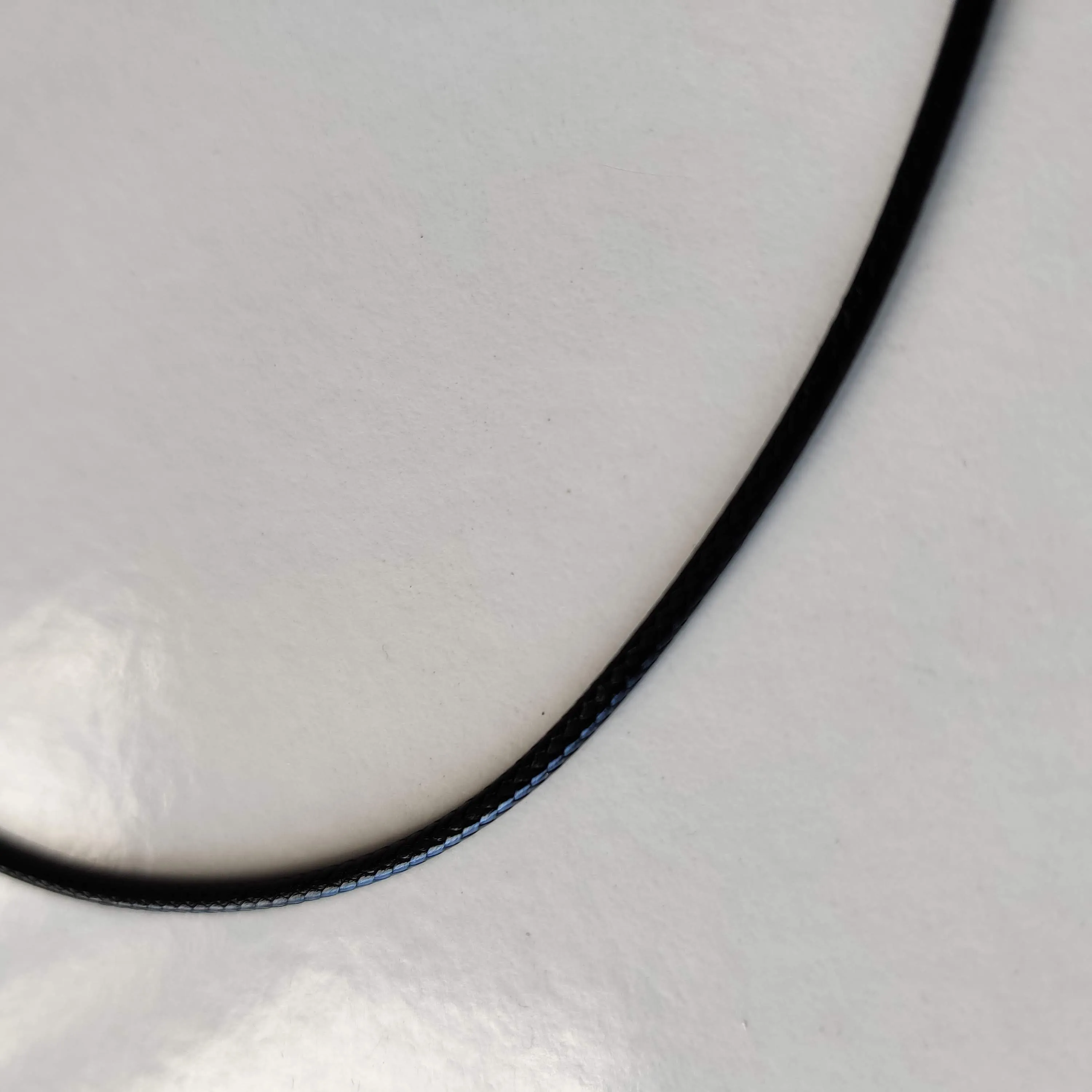 Waxed Card Necklace Chain with Lobster Clasp