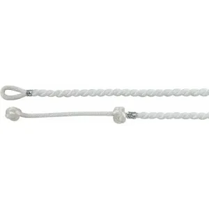 White 3 mm Satin Twist Adjustable 16-18" Necklace