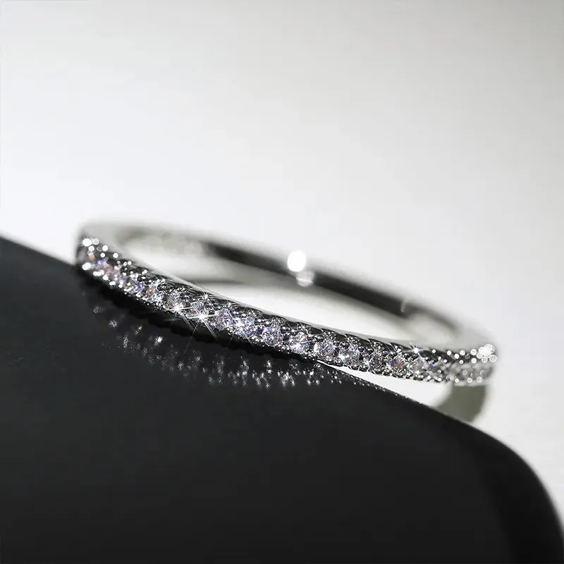 Women's Cubic  Zircon Minimalist Ring