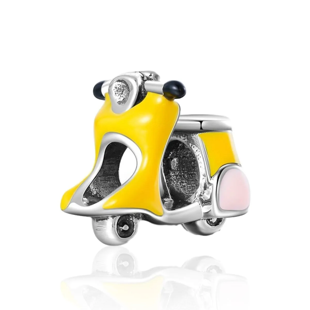 Yellow Scooter Charm