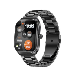 Yolo 2.1" Amoled Display Supreme  Smart Watch, IP67 Water Resistance, Black