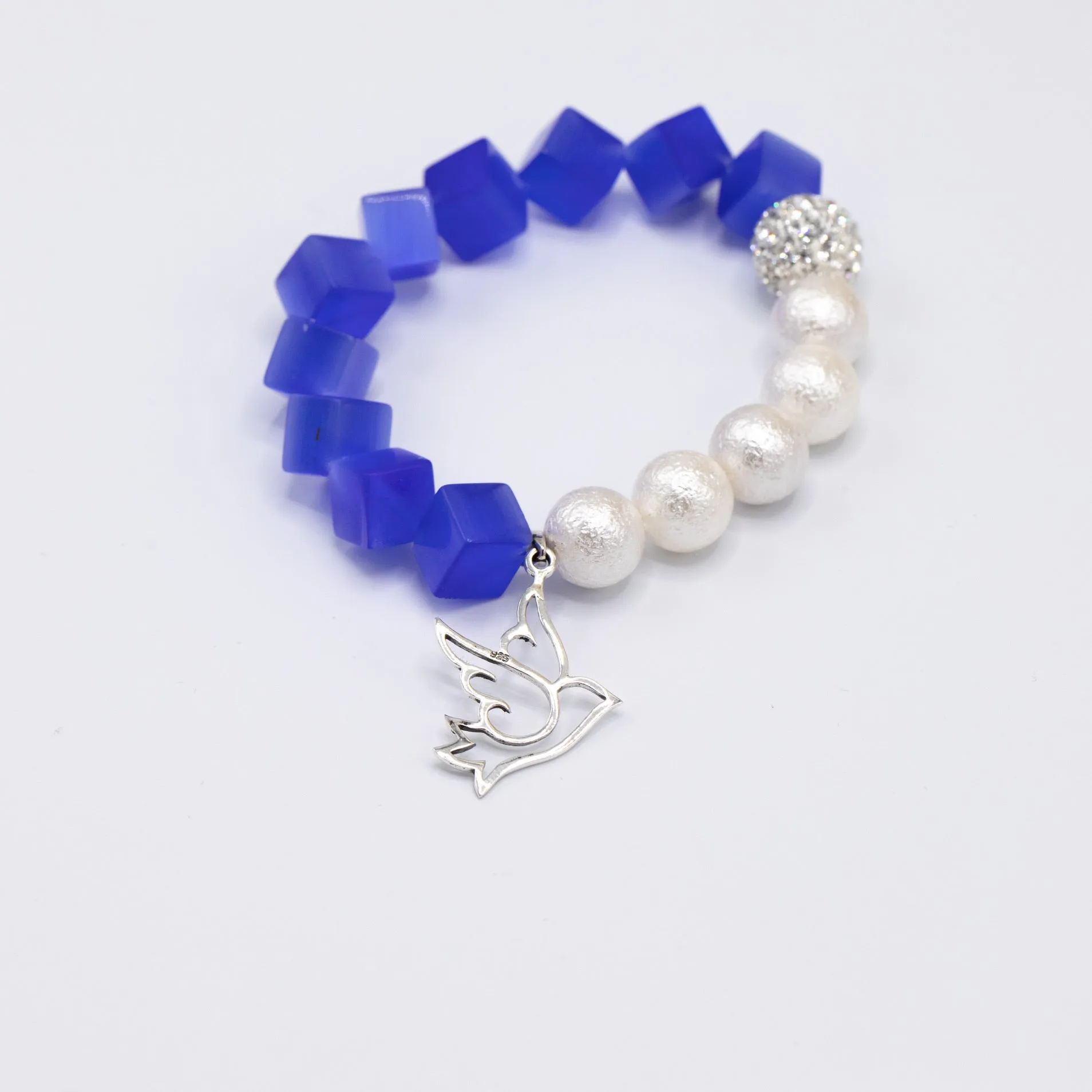 Zeta Pearls and Thangs Bracelets